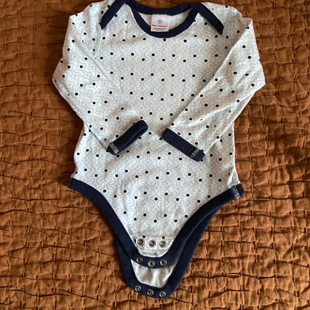 Hanna Andersson Organic Cotton Bodysuit/Onesie size 80 or 18-24 month.